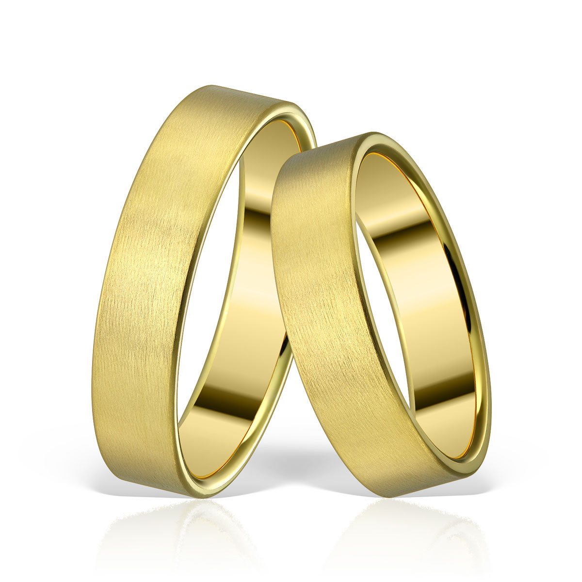 Verighetă din aur galben Evolution Severin 14k ES 216