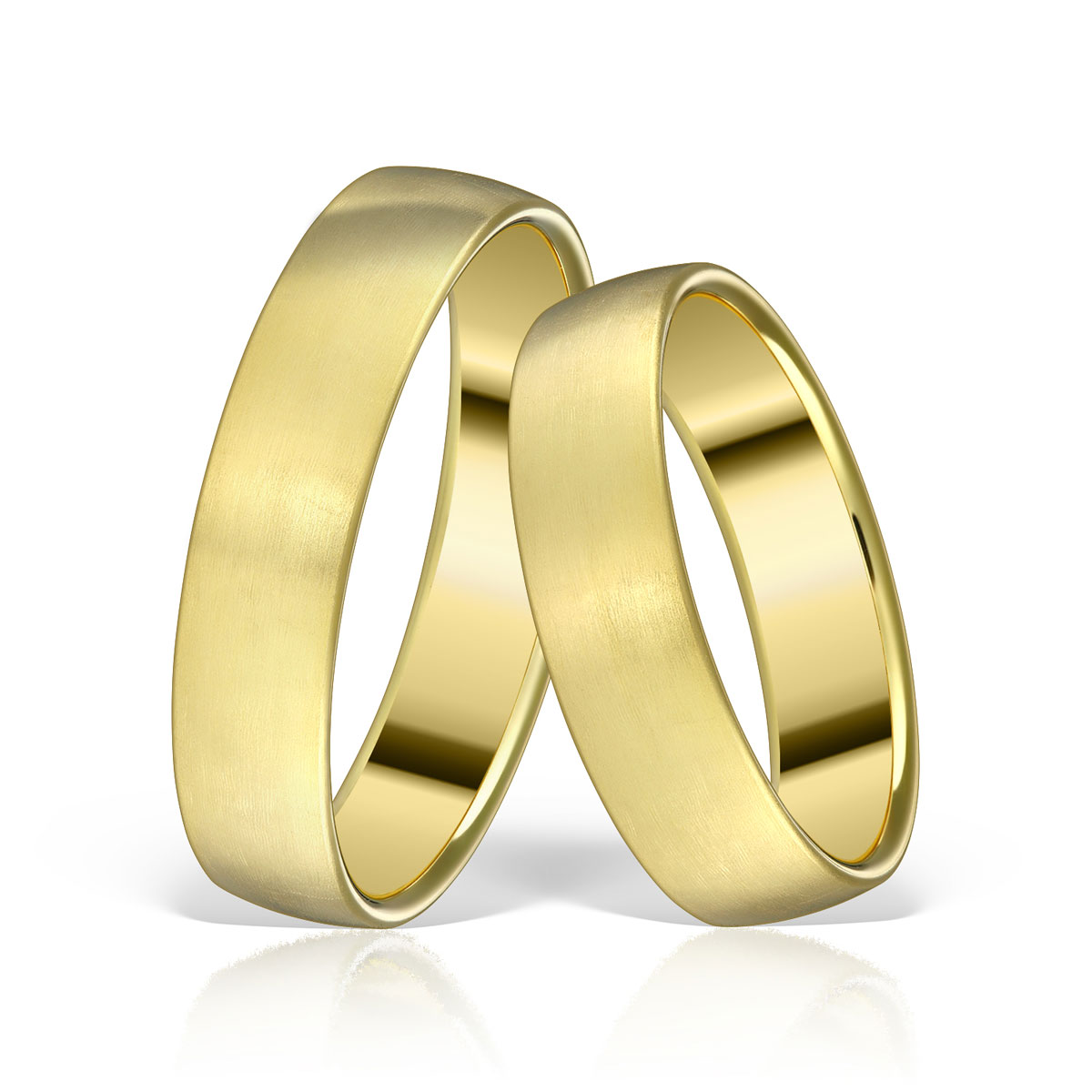 Verighetă din aur galben Evolution Severin 14k ES 217