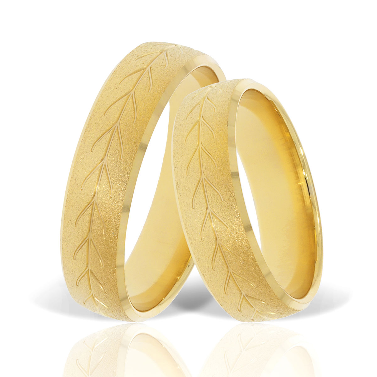 Verighetă din aur galben Evolution Severin 14k ES 241
