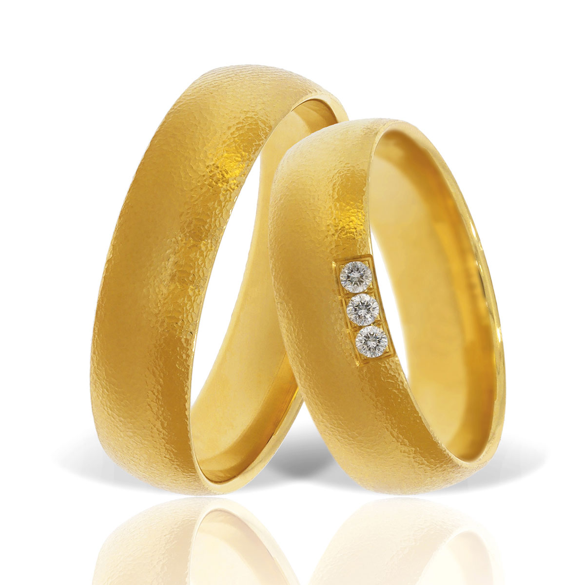 Verighetă din aur galben Evolution Severin 14k ES 303