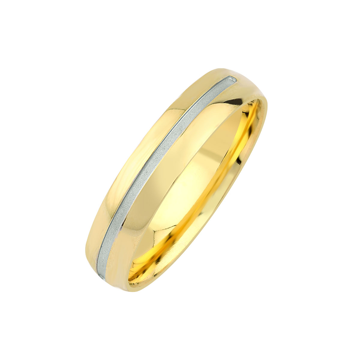 Verighete din aur galben, 18k MGF 2392 - imagine 2